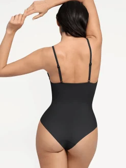 Shapewear Ruched Cross-Front Sculpting One-Piece Swimsuit