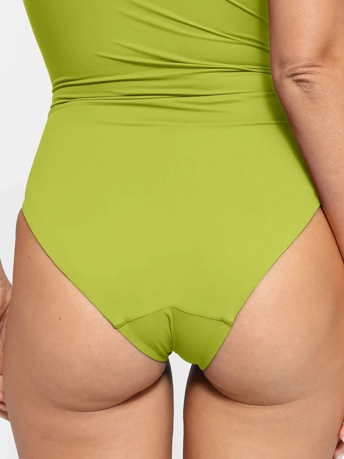 Shapewear Ruched Cross-Front Sculpting One-Piece Swimsuit
