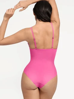 Shapewear Ruched Cross-Front Sculpting One-Piece Swimsuit