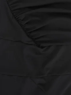 Shapewear Ruched Off-Shoulder Sculpting Midi Dress