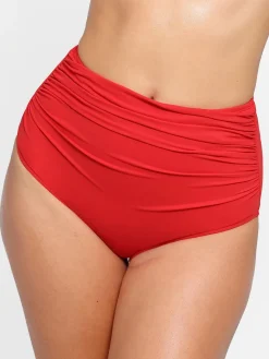 Shapewear Ruched Sculpting Bikini Top and Bottom Set