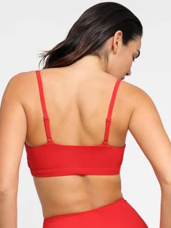 Shapewear Ruched Sculpting Bikini Top and Bottom Set