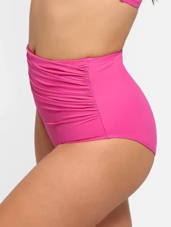 Shapewear Ruched Sculpting Bikini Top and Bottom Set