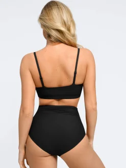 Shapewear Ruched Sculpting Bikini Top and Bottom Set
