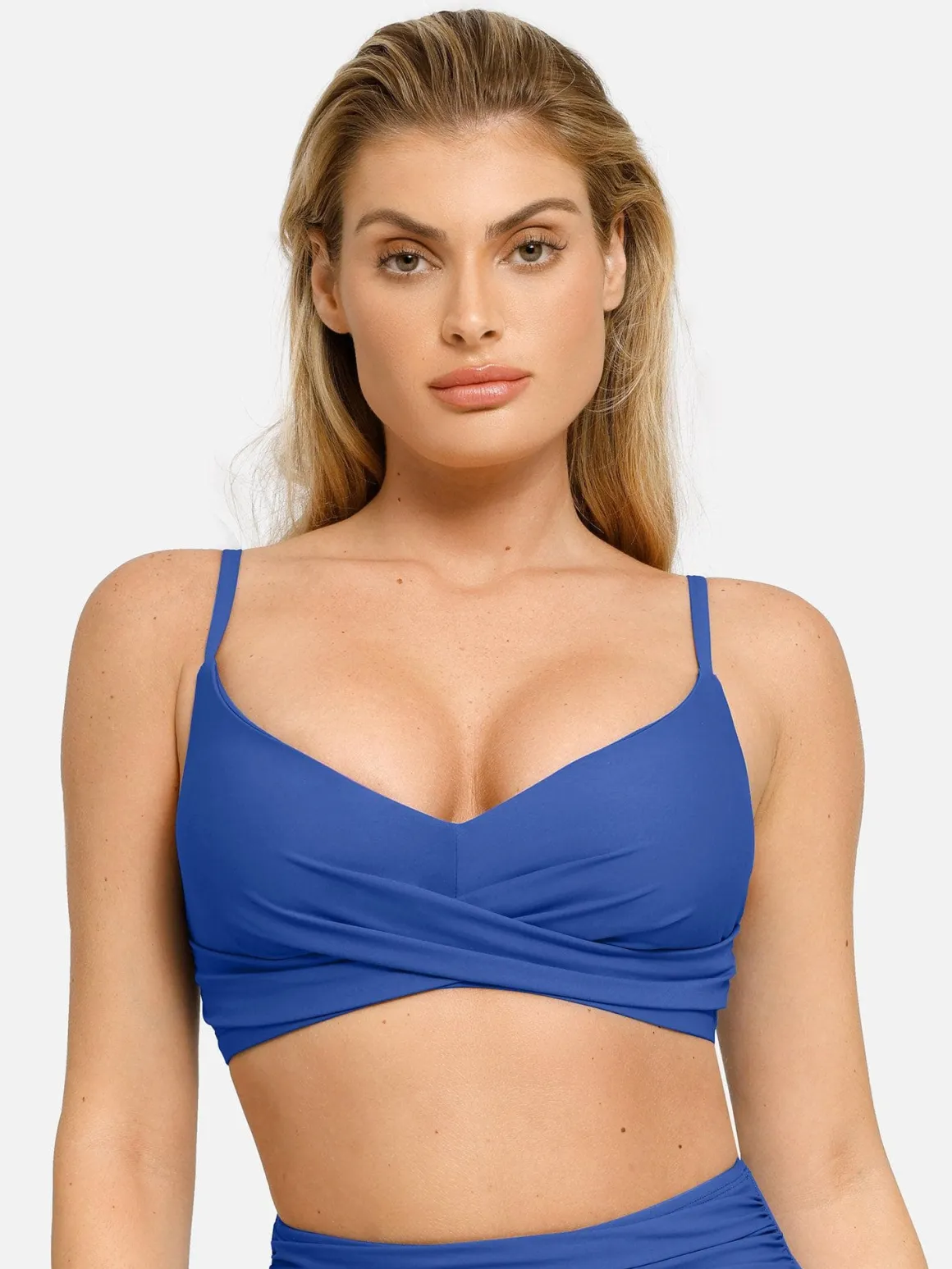 Shapewear Ruched Sculpting Bikini Top and Bottom Set