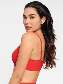 Shapewear Ruched Sculpting Bikini Top and Bottom Set