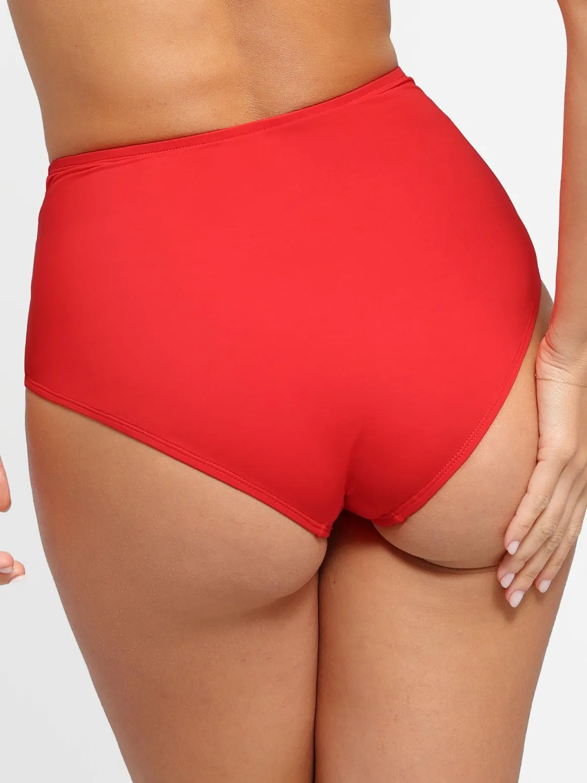 Shapewear Ruched Sculpting Bikini Top and Bottom Set