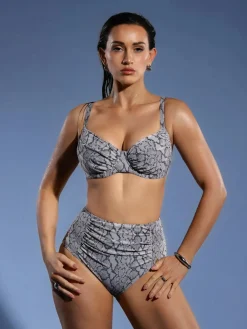 Shapewear Ruched Tummy Control Bikini Set