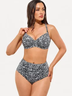 Shapewear Ruched Tummy Control Bikini Set