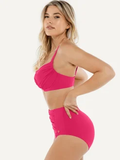 Shapewear Ruched Tummy Control Bikini Set