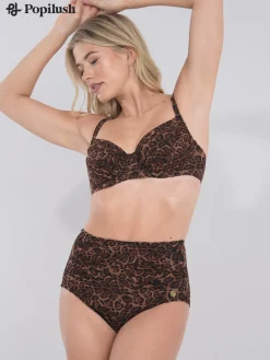 Shapewear Ruched Tummy Control Bikini Brief