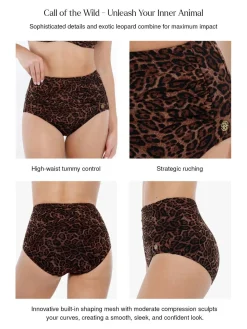 Shapewear Ruched Tummy Control Bikini Brief