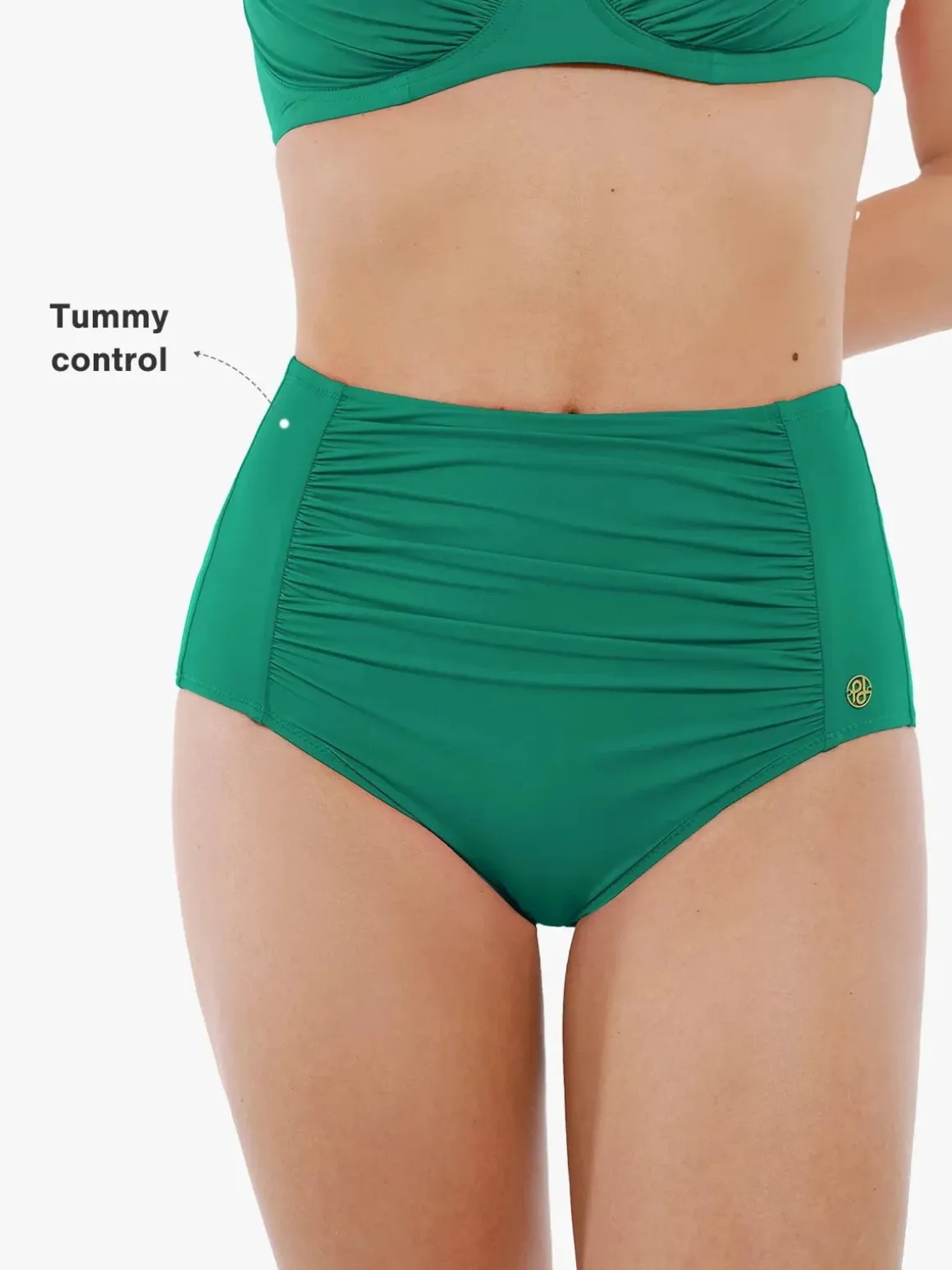 Shapewear Ruched Tummy Control Bikini Brief