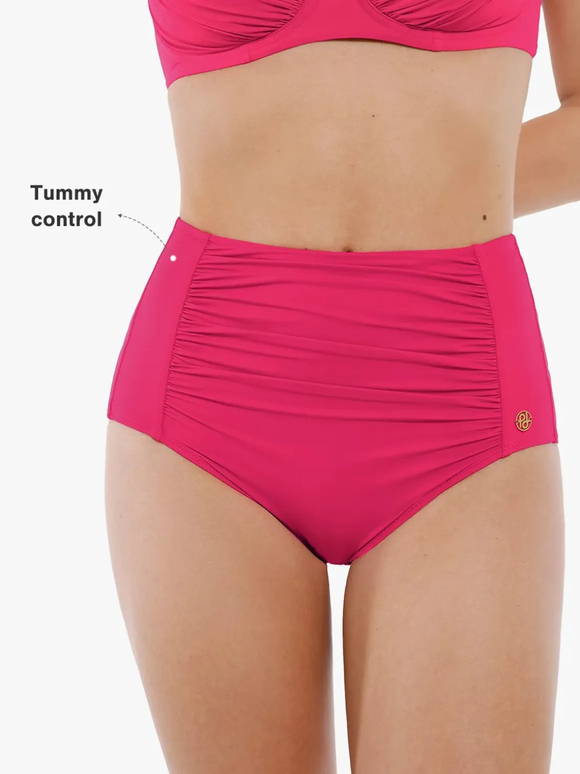 Shapewear Ruched Tummy Control Bikini Brief