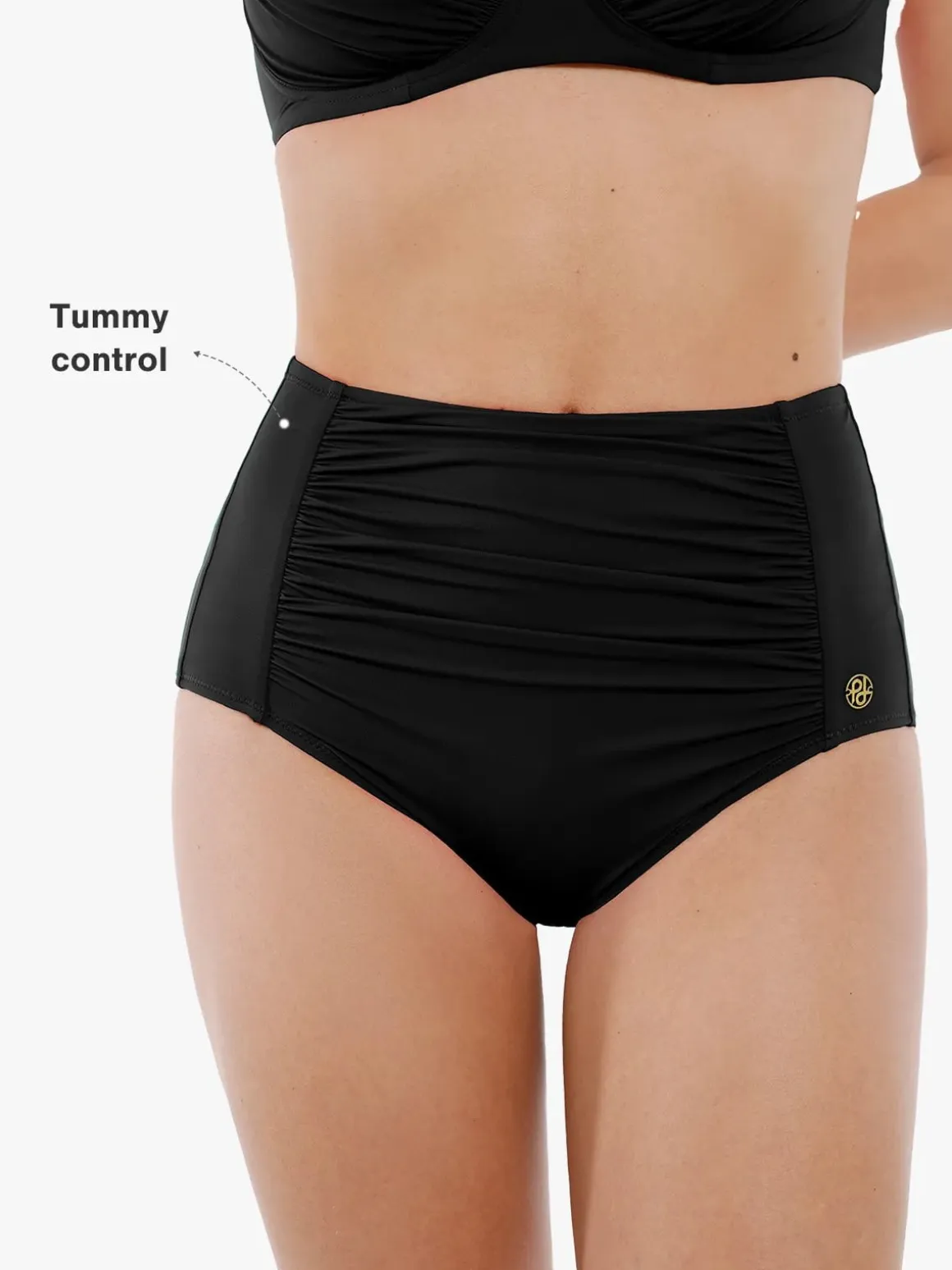 Shapewear Ruched Tummy Control Bikini Brief