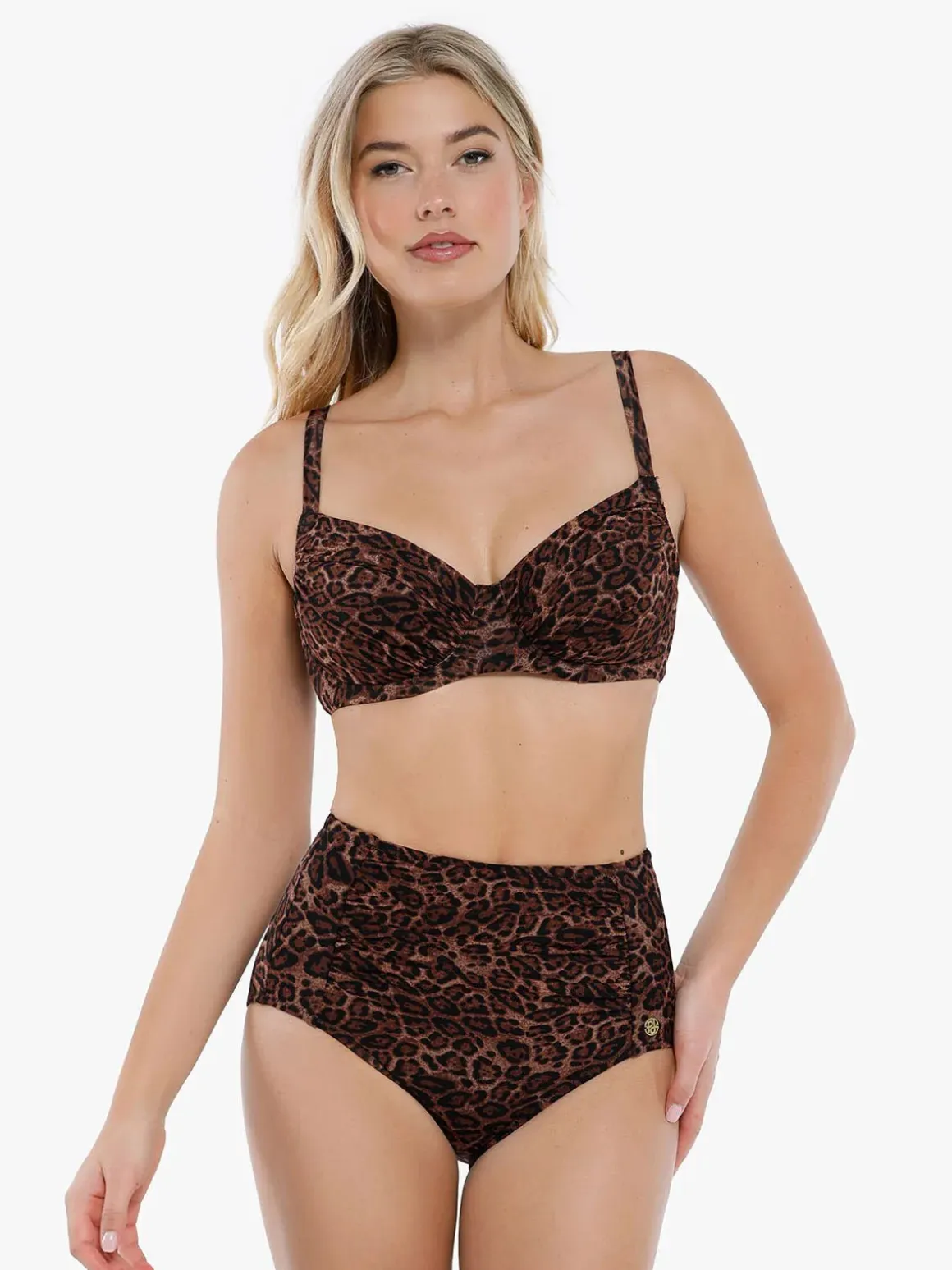 Shapewear Ruched Underwire Bikini Top