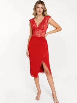 Shapewear Sculpting Lace Bodysuit or Midi Skirt or Shrug