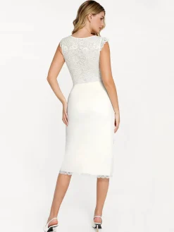 Shapewear Sculpting Lace Bodysuit or Midi Skirt or Shrug