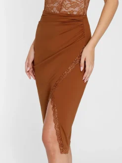 Shapewear Sculpting Lace Bodysuit or Midi Skirt or Shrug