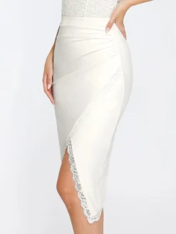 Shapewear Sculpting Lace Bodysuit or Midi Skirt or Shrug