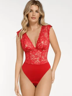 Shapewear Sculpting Lace Bodysuit or Midi Skirt or Shrug