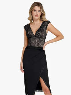 Shapewear Sculpting Lace Bodysuit or Midi Skirt or Shrug