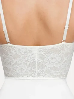 Shapewear Sculpting Lace Corset Midi Slip Dress