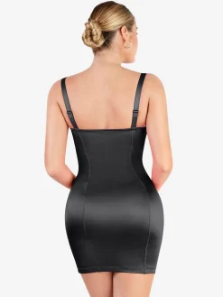 Shapewear Scuplting Satin Bustier Mini Dress