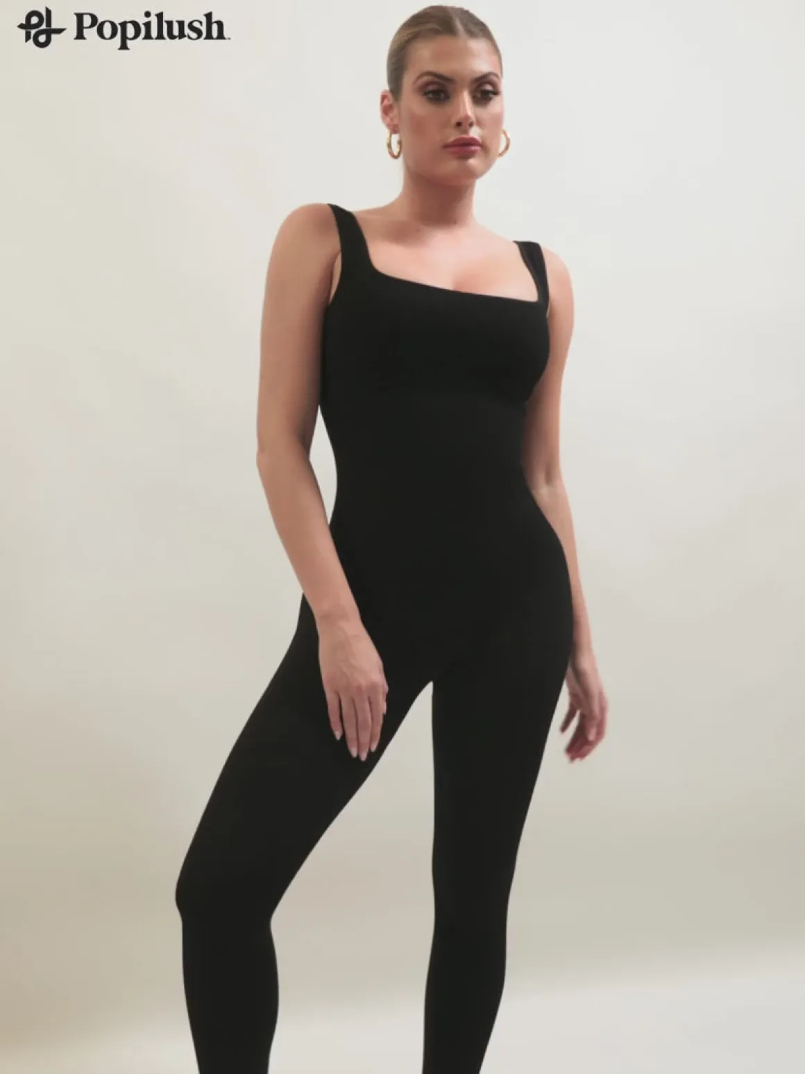 Shapewear Seamless Long Sleeve & Square Neck Sleeveless Jumpsuits
