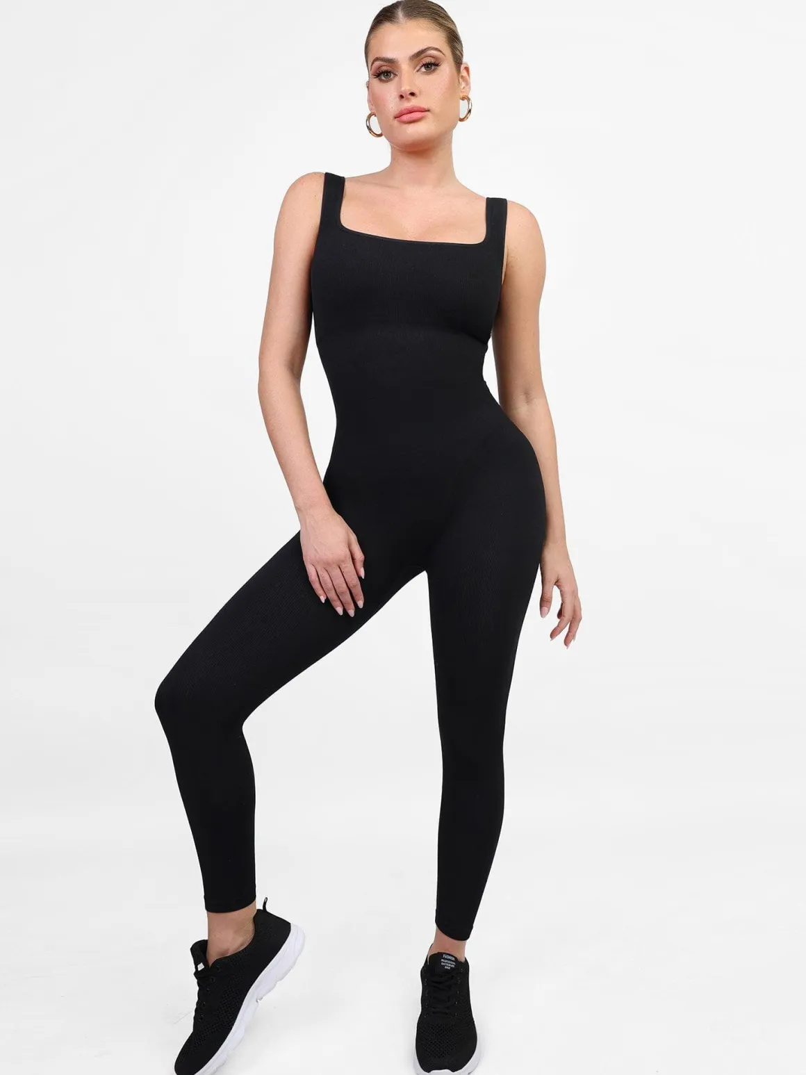 Shapewear Seamless Long Sleeve & Square Neck Sleeveless Jumpsuits
