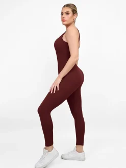Shapewear Seamless Long Sleeve & Square Neck Sleeveless Jumpsuits