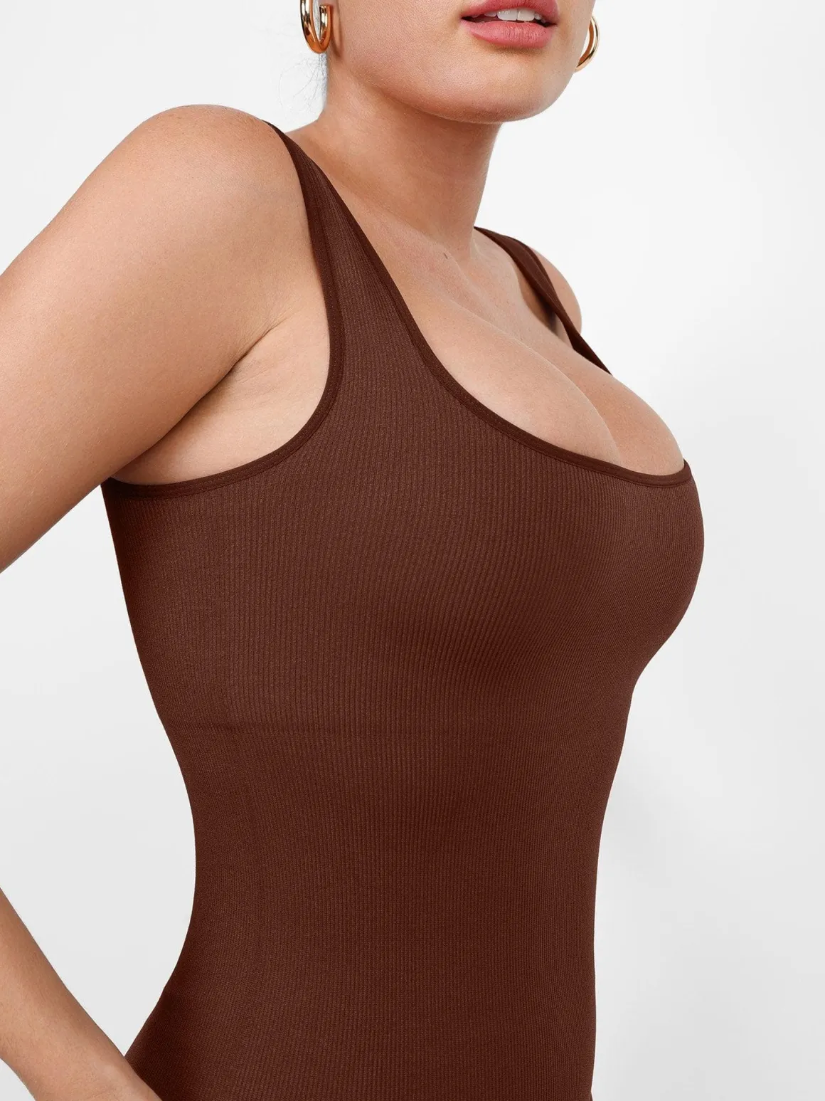 Shapewear Seamless Long Sleeve & Square Neck Sleeveless Jumpsuits