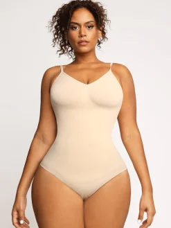 Shapewear Seamless Low Back Tummy Control Thong Bodysuit