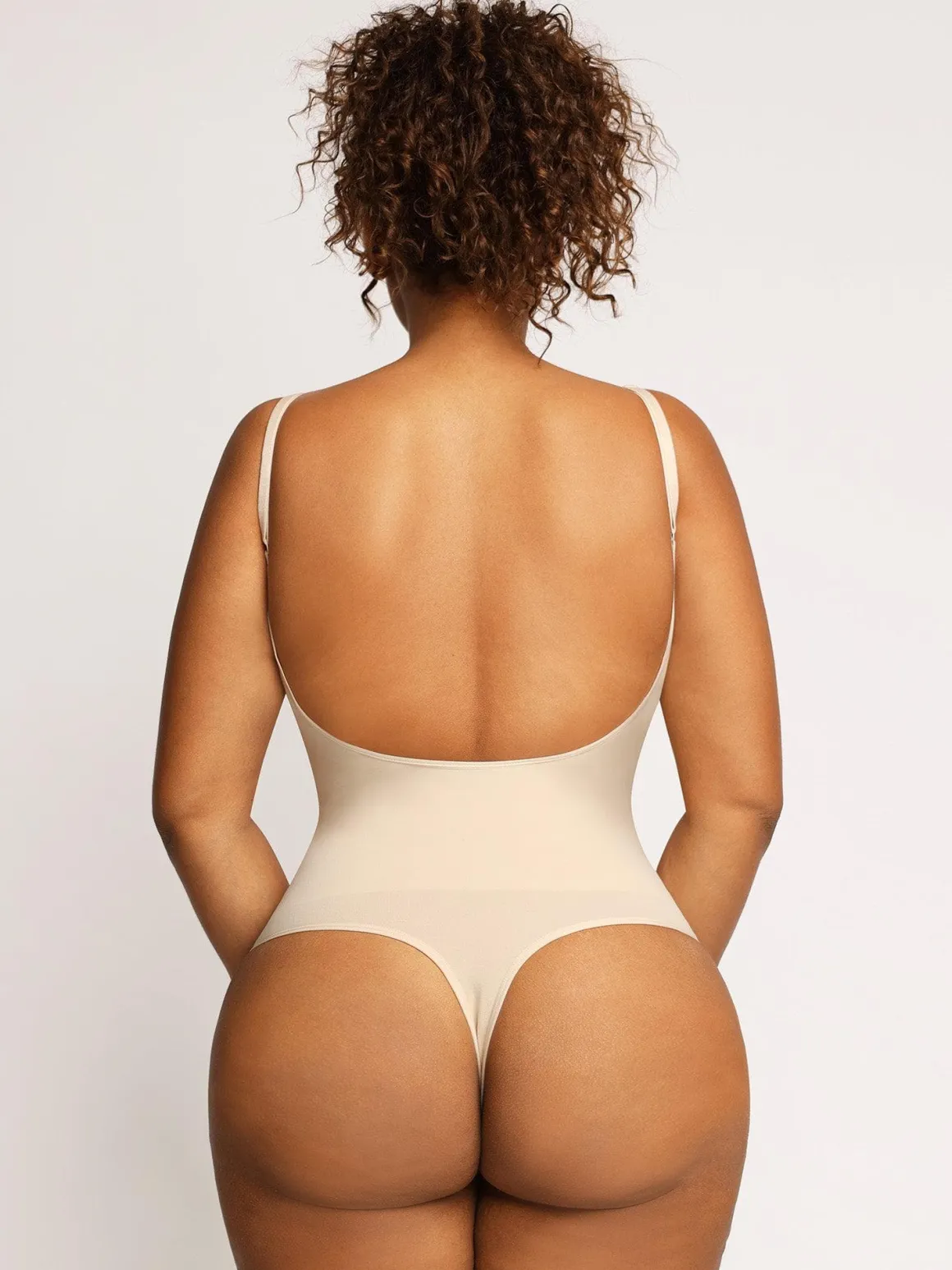 Shapewear Seamless Low Back Tummy Control Thong Bodysuit