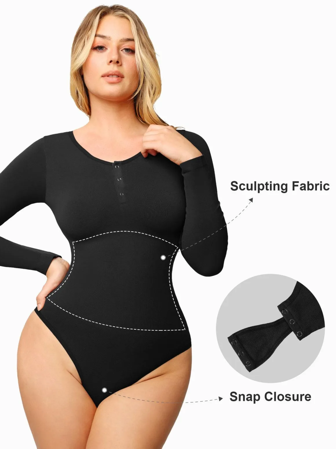 Shapewear Seamless Modal Smoothing Thong Bodysuits