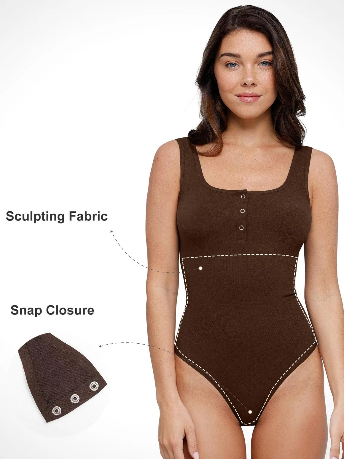 Shapewear Seamless Modal Smoothing Thong Bodysuits