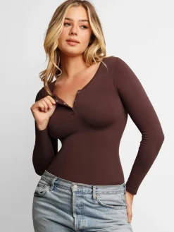 Shapewear Seamless Modal Smoothing Thong Bodysuits