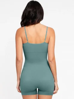 Shapewear Seamless Rib Strappy Romper