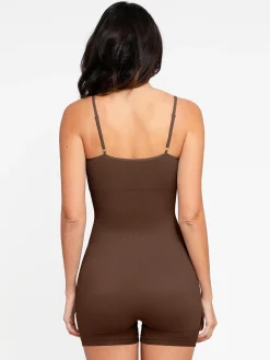 Shapewear Seamless Rib Strappy Romper