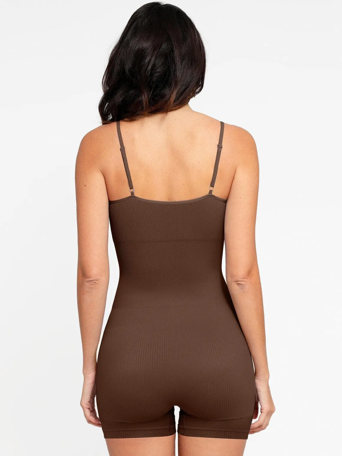Shapewear Seamless Rib Strappy Romper