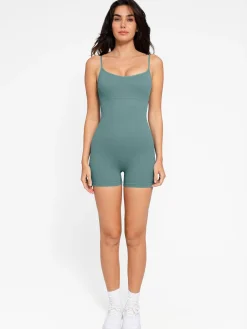Shapewear Seamless Rib Strappy Romper