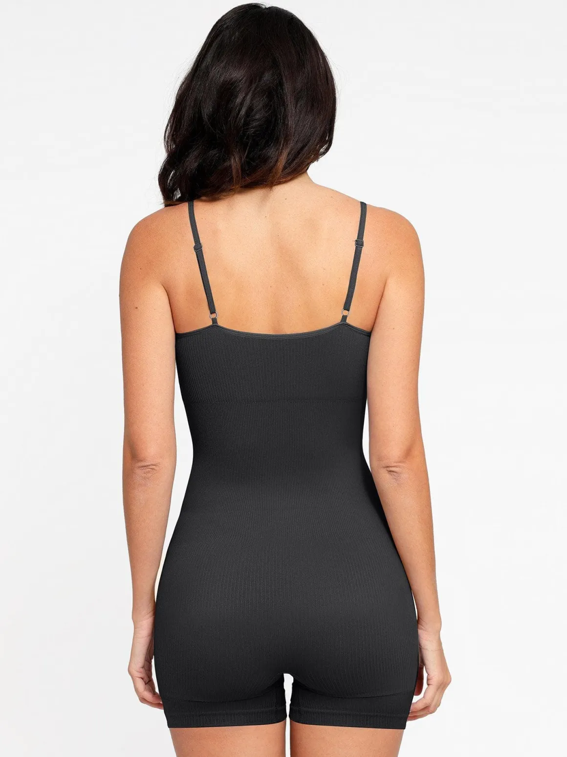 Shapewear Seamless Rib Strappy Romper