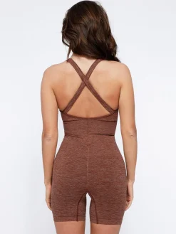 Shapewear Seamless Sport Crossback Romper