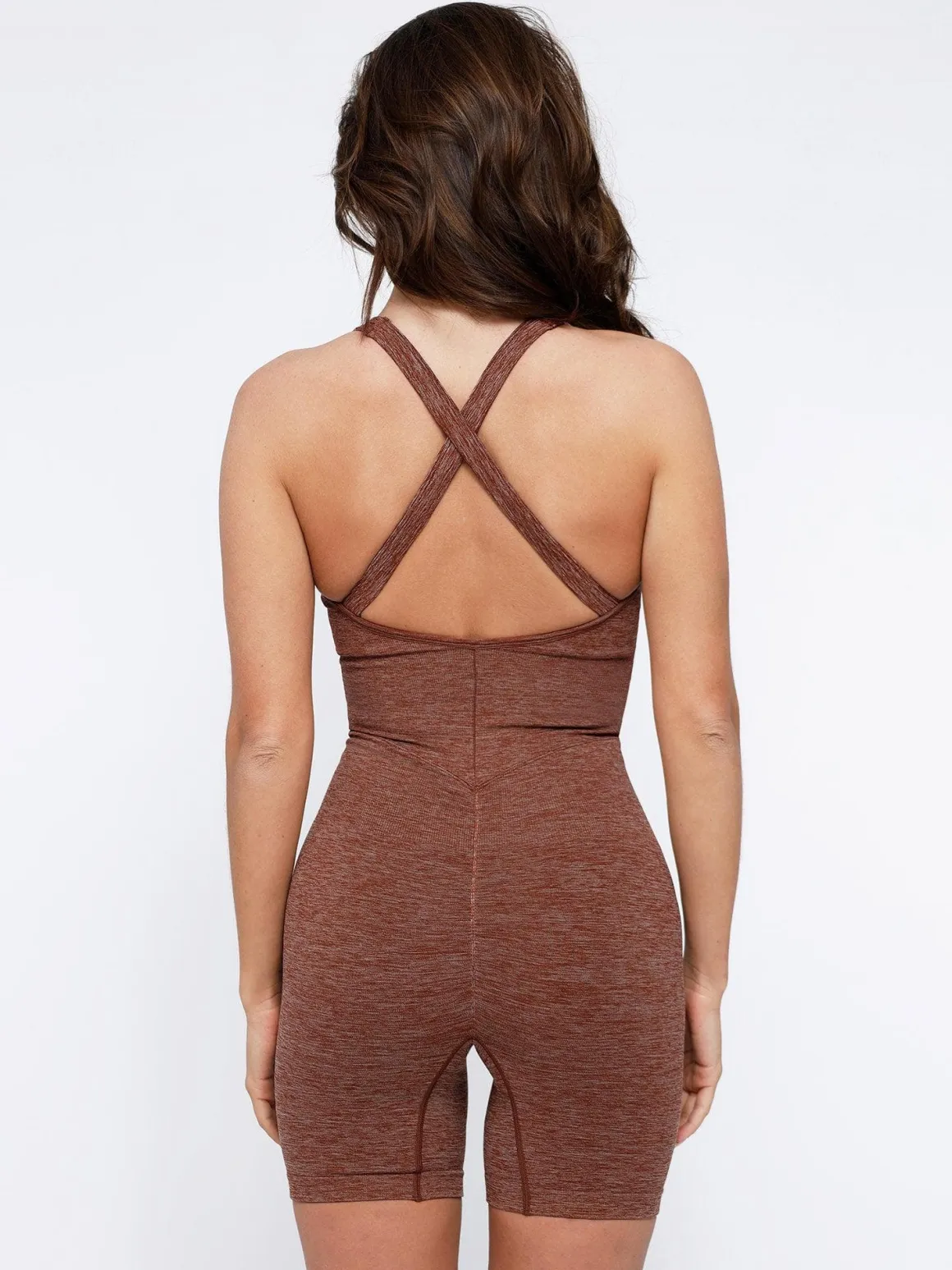 Shapewear Seamless Sport Crossback Romper