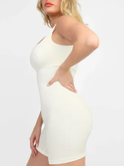 Shapewear Seamless Square Neck Smoothing Sport Romper