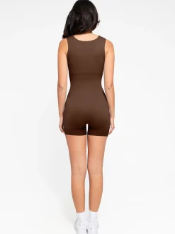 Shapewear Seamless Sweetheart Neckline Romper