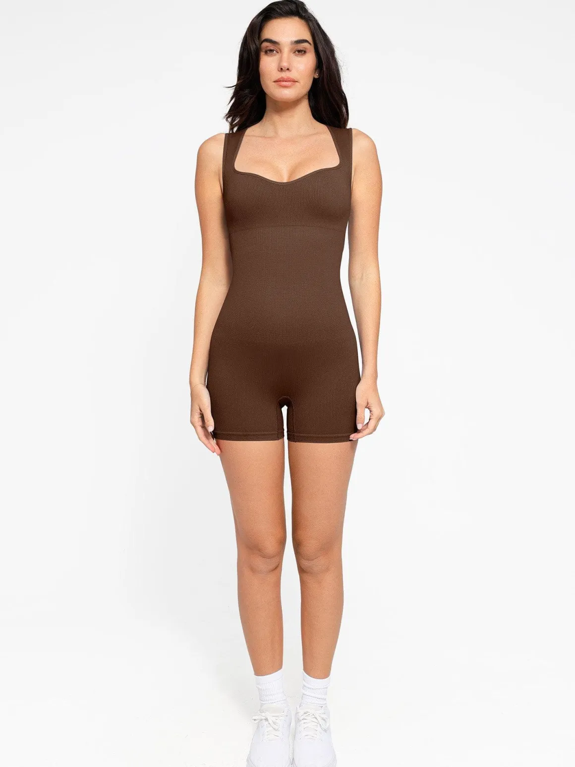Shapewear Seamless Sweetheart Neckline Romper