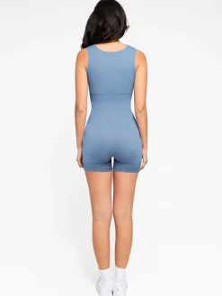 Shapewear Seamless Sweetheart Neckline Romper