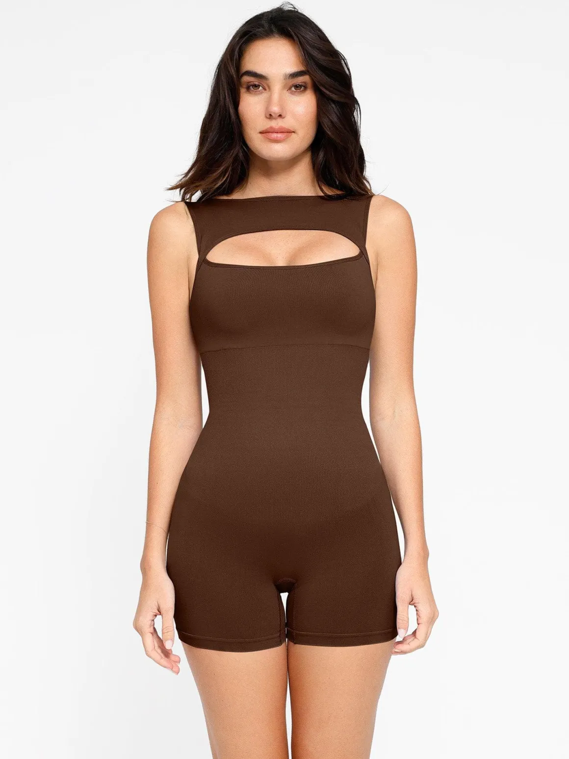 Shapewear Seamless Tummy Control Cut-Out Romper