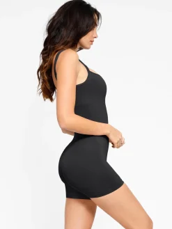 Shapewear Seamless Tummy Control Cut-Out Romper